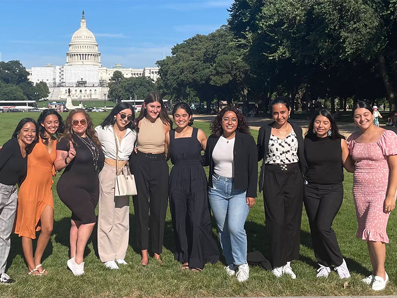 Maria with her fellowship cohort in Washington D.C.