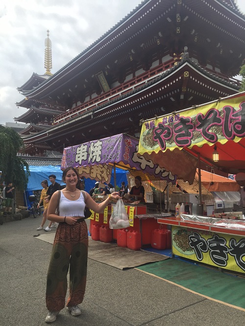 Lisa at a summer festival in Tokyo