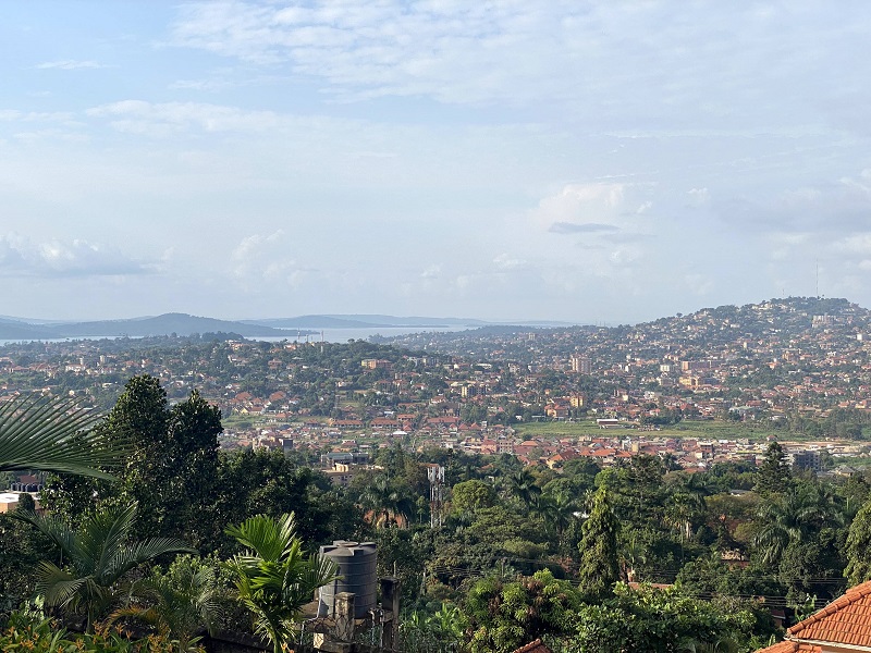A view of Kampala adjacent to Lake Victoria